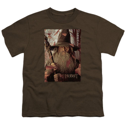 Hobbit Movie Trilogy, The Gandalf Poster - Youth T-Shirt Youth T-Shirt (Ages 8-12) The Hobbit   