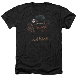 Hobbit Movie Trilogy, The Cauldron - Men's Heather T-Shirt Men's Heather T-Shirt The Hobbit   
