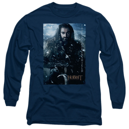 Hobbit Movie Trilogy, The Thorin Poster - Men's Long Sleeve T-Shirt Men's Long Sleeve T-Shirt The Hobbit   
