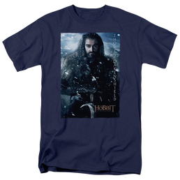 Hobbit Movie Trilogy, The Thorin Poster - Men's Regular Fit T-Shirt Men's Regular Fit T-Shirt The Hobbit   