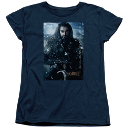 Hobbit Movie Trilogy, The Thorin Poster - Women's T-Shirt Women's T-Shirt The Hobbit   