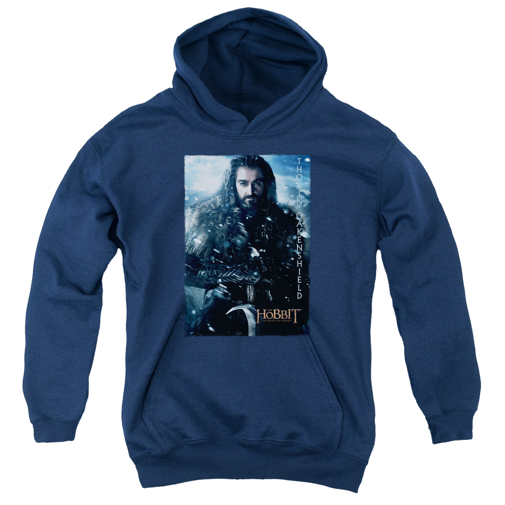 Hobbit Movie Trilogy, The Thorin Poster - Youth Hoodie Youth Hoodie (Ages 8-12) The Hobbit   