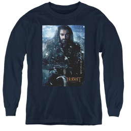 Hobbit Movie Trilogy, The Thorin Poster - Youth Long Sleeve T-Shirt Youth Long Sleeve T-Shirt The Hobbit   