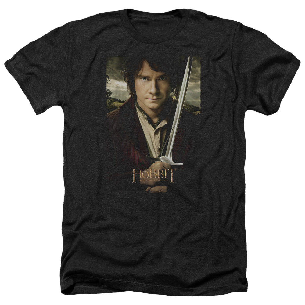 Hobbit Movie Trilogy, The Baggins Poster - Men's Heather T-Shirt Men's Heather T-Shirt The Hobbit   