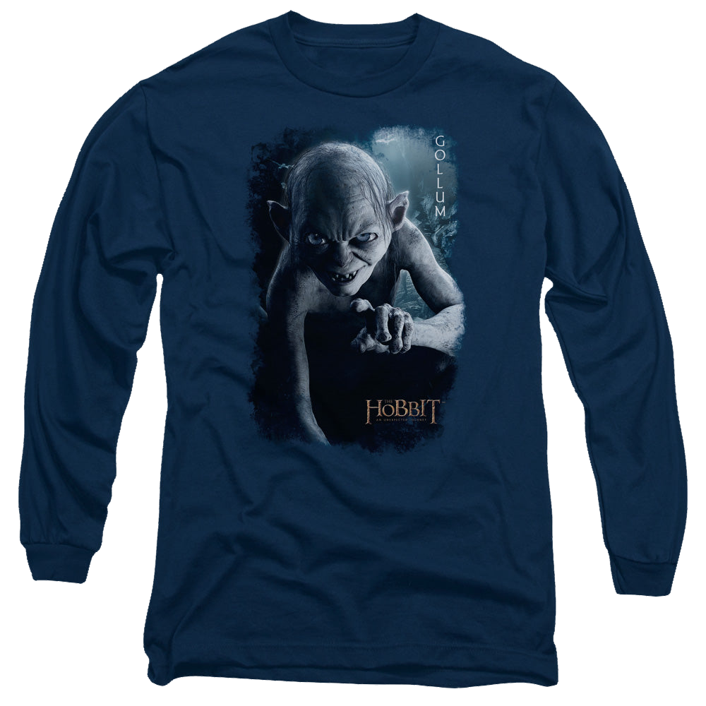 Hobbit Movie Trilogy, The Gollum Poster - Men's Long Sleeve T-Shirt Men's Long Sleeve T-Shirt The Hobbit   