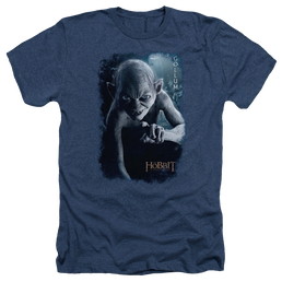 Hobbit Movie Trilogy, The Gollum Poster - Men's Heather T-Shirt Men's Heather T-Shirt The Hobbit   