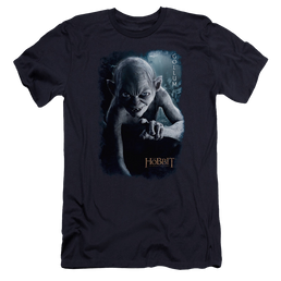 Hobbit Movie Trilogy, The Gollum Poster - Men's Premium Slim Fit T-Shirt Men's Premium Slim Fit T-Shirt The Hobbit   