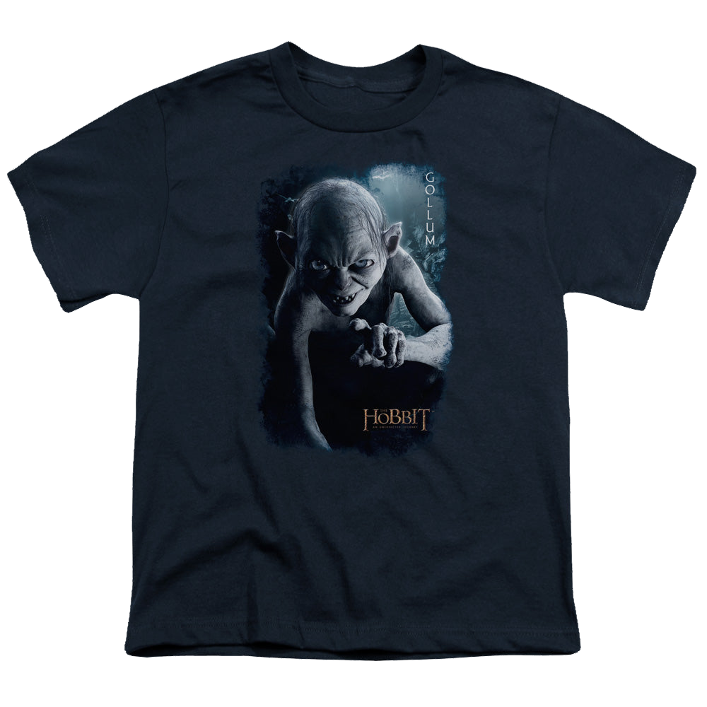 Hobbit Movie Trilogy, The Gollum Poster - Youth T-Shirt Youth T-Shirt (Ages 8-12) The Hobbit   