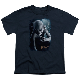 Hobbit Movie Trilogy, The Gollum Poster - Youth T-Shirt Youth T-Shirt (Ages 8-12) The Hobbit   
