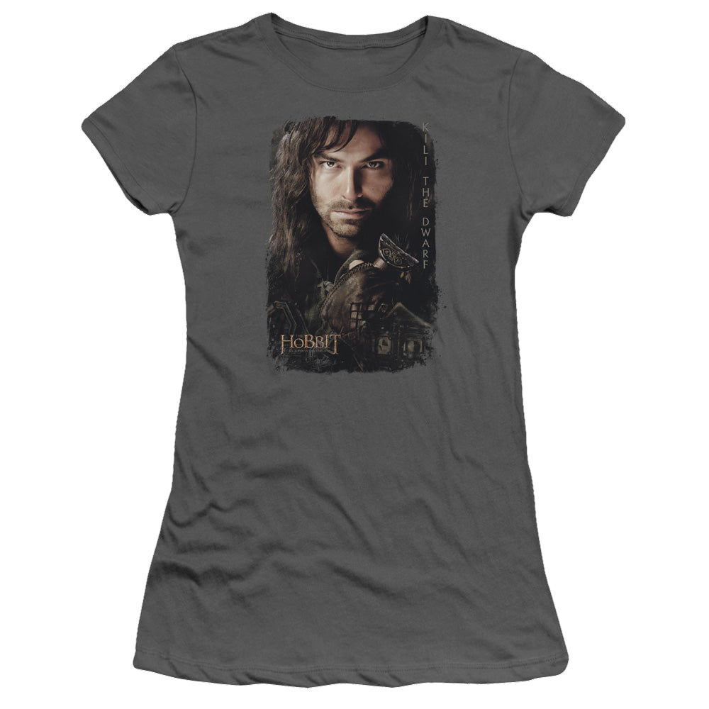Hobbit Movie Trilogy, The Kili Poster - Juniors T-Shirt Juniors T-Shirt The Hobbit   