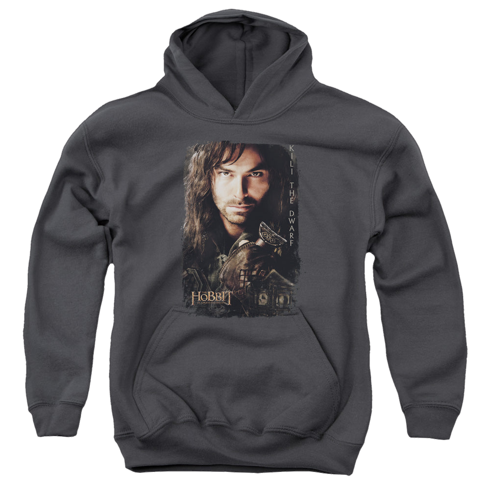 Hobbit Movie Trilogy, The Kili Poster - Youth Hoodie Youth Hoodie (Ages 8-12) The Hobbit   