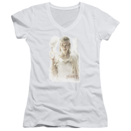 Hobbit Movie Trilogy, The Galadriel - Juniors V-Neck T-Shirt Juniors V-Neck T-Shirt The Hobbit   