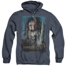 Hobbit Movie Trilogy, The Bifur - Heather Pullover Hoodie Heather Pullover Hoodie The Hobbit   