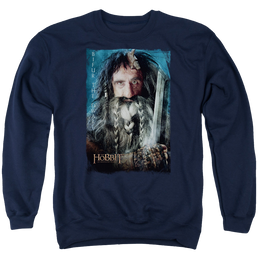 Hobbit Movie Trilogy, The Bifur - Men's Crewneck Sweatshirt Men's Crewneck Sweatshirt The Hobbit   