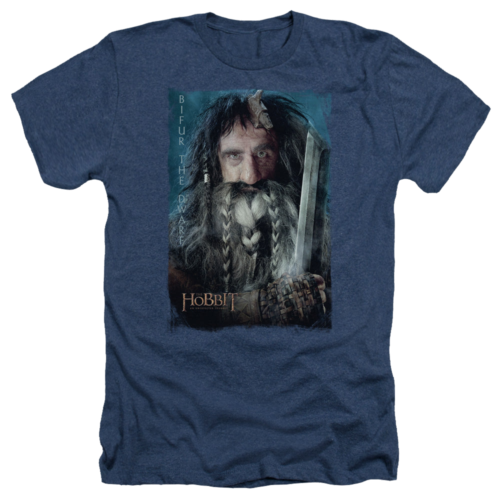 Hobbit Movie Trilogy, The Bifur - Men's Heather T-Shirt Men's Heather T-Shirt The Hobbit   