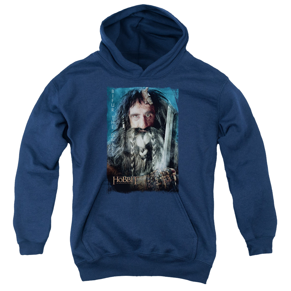 Hobbit Movie Trilogy, The Bifur - Youth Hoodie Youth Hoodie (Ages 8-12) The Hobbit   