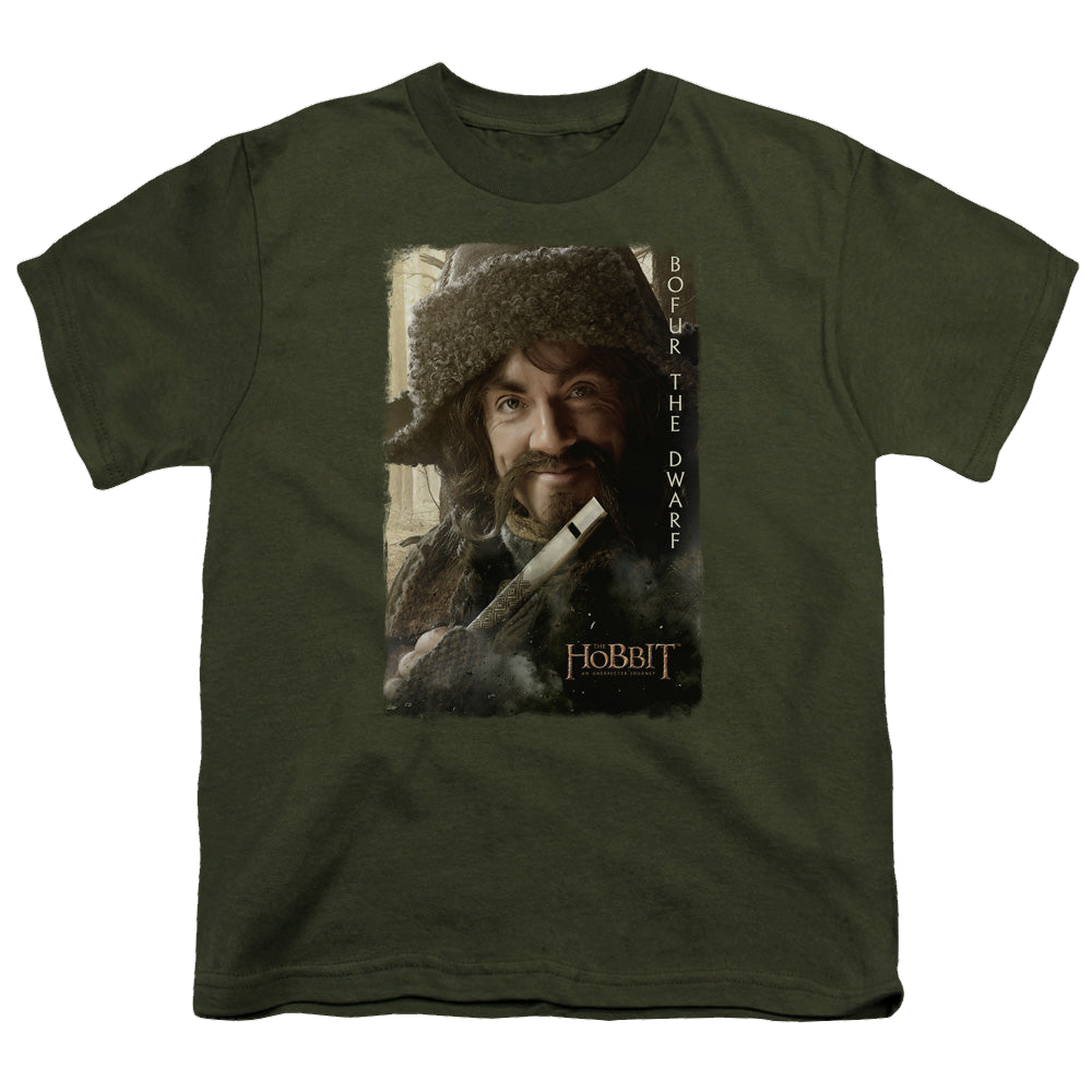 Hobbit Movie Trilogy, The Bofur - Youth T-Shirt Youth T-Shirt (Ages 8-12) The Hobbit   