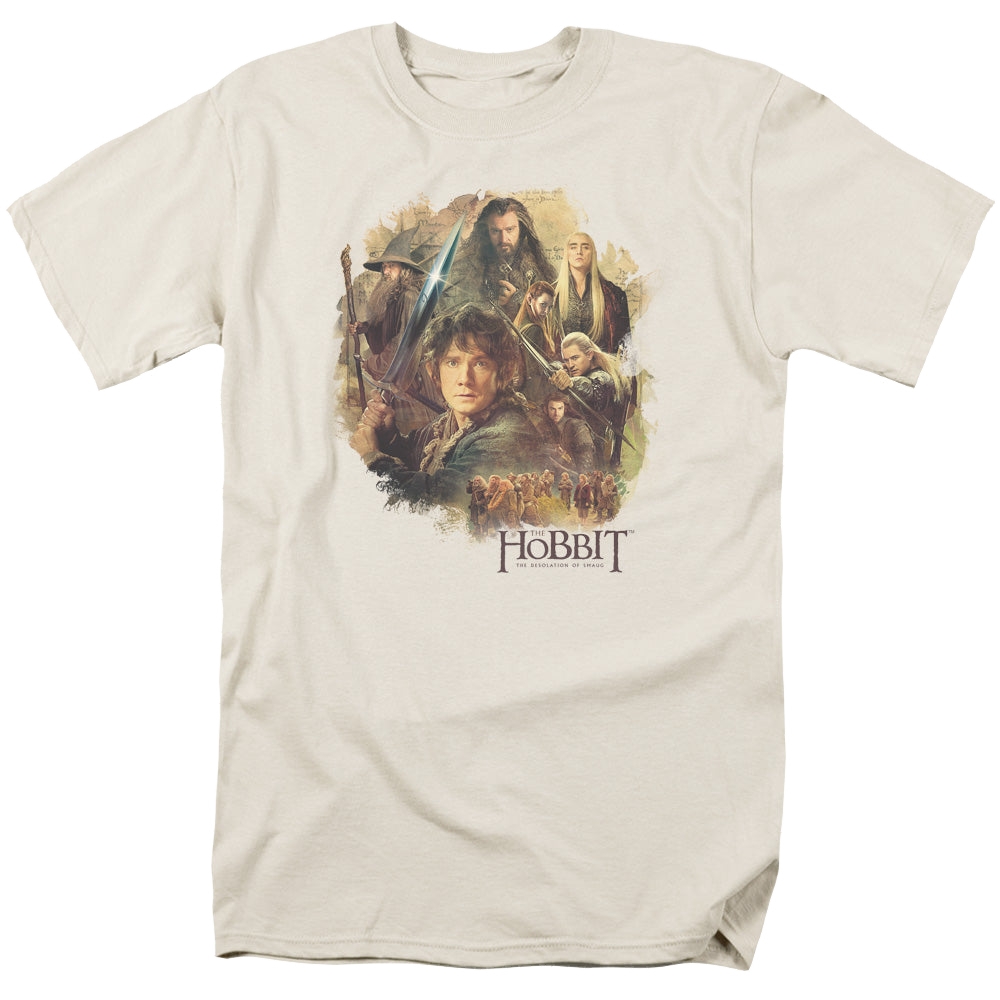 Hobbit Movie Trilogy, The Collage - Men's Regular Fit T-Shirt Men's Regular Fit T-Shirt The Hobbit   