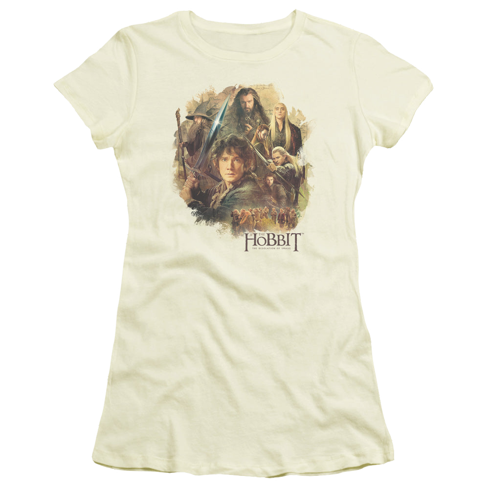 Hobbit Movie Trilogy, The Collage - Juniors T-Shirt Juniors T-Shirt The Hobbit   