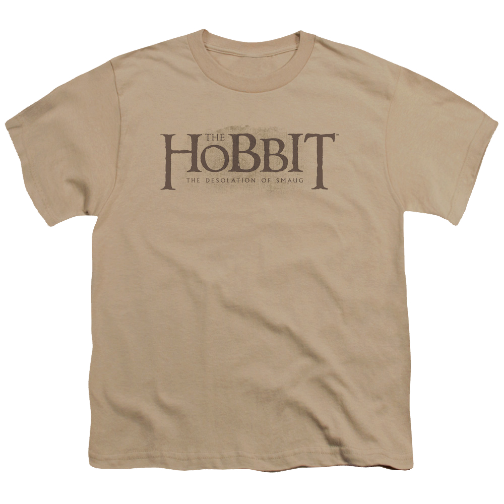 Hobbit Movie Trilogy, The Textured Logo - Youth T-Shirt Youth T-Shirt (Ages 8-12) The Hobbit   