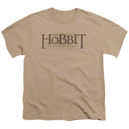 Hobbit Movie Trilogy, The Textured Logo - Youth T-Shirt Youth T-Shirt (Ages 8-12) The Hobbit   