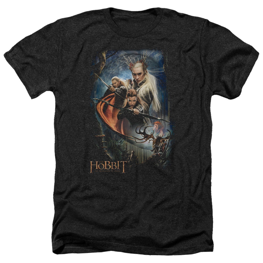 Hobbit Movie Trilogy, The Thranduils Realm - Men's Heather T-Shirt Men's Heather T-Shirt The Hobbit   