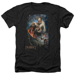 Hobbit Movie Trilogy, The Thranduils Realm - Men's Heather T-Shirt Men's Heather T-Shirt The Hobbit   
