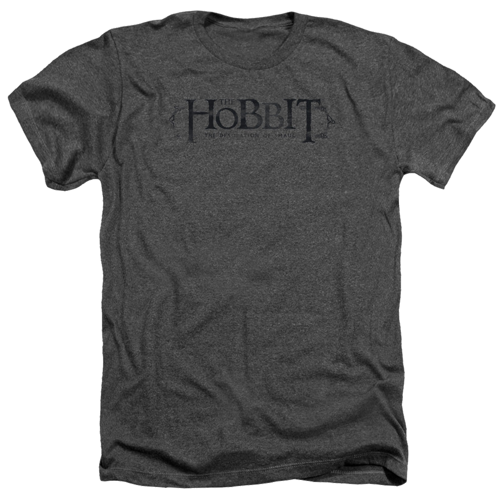Hobbit Movie Trilogy, The Ornate Logo - Men's Heather T-Shirt Men's Heather T-Shirt The Hobbit   
