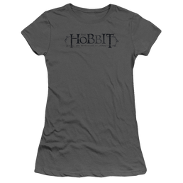 Hobbit Movie Trilogy, The Ornate Logo - Juniors T-Shirt Juniors T-Shirt The Hobbit   