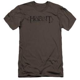 Hobbit Movie Trilogy, The Ornate Logo - Men's Premium Slim Fit T-Shirt Men's Premium Slim Fit T-Shirt The Hobbit   