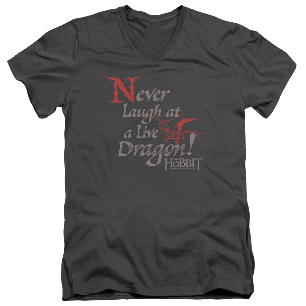 Hobbit Movie Trilogy, The Never Laugh - Men's V-Neck T-Shirt Men's V-Neck T-Shirt The Hobbit   