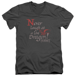 Hobbit Movie Trilogy, The Never Laugh - Men's V-Neck T-Shirt Men's V-Neck T-Shirt The Hobbit   