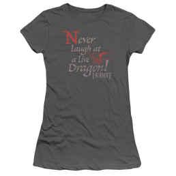 Hobbit Movie Trilogy, The Never Laugh - Juniors T-Shirt Juniors T-Shirt The Hobbit   