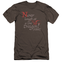 Hobbit Movie Trilogy, The Never Laugh - Men's Premium Slim Fit T-Shirt Men's Premium Slim Fit T-Shirt The Hobbit   