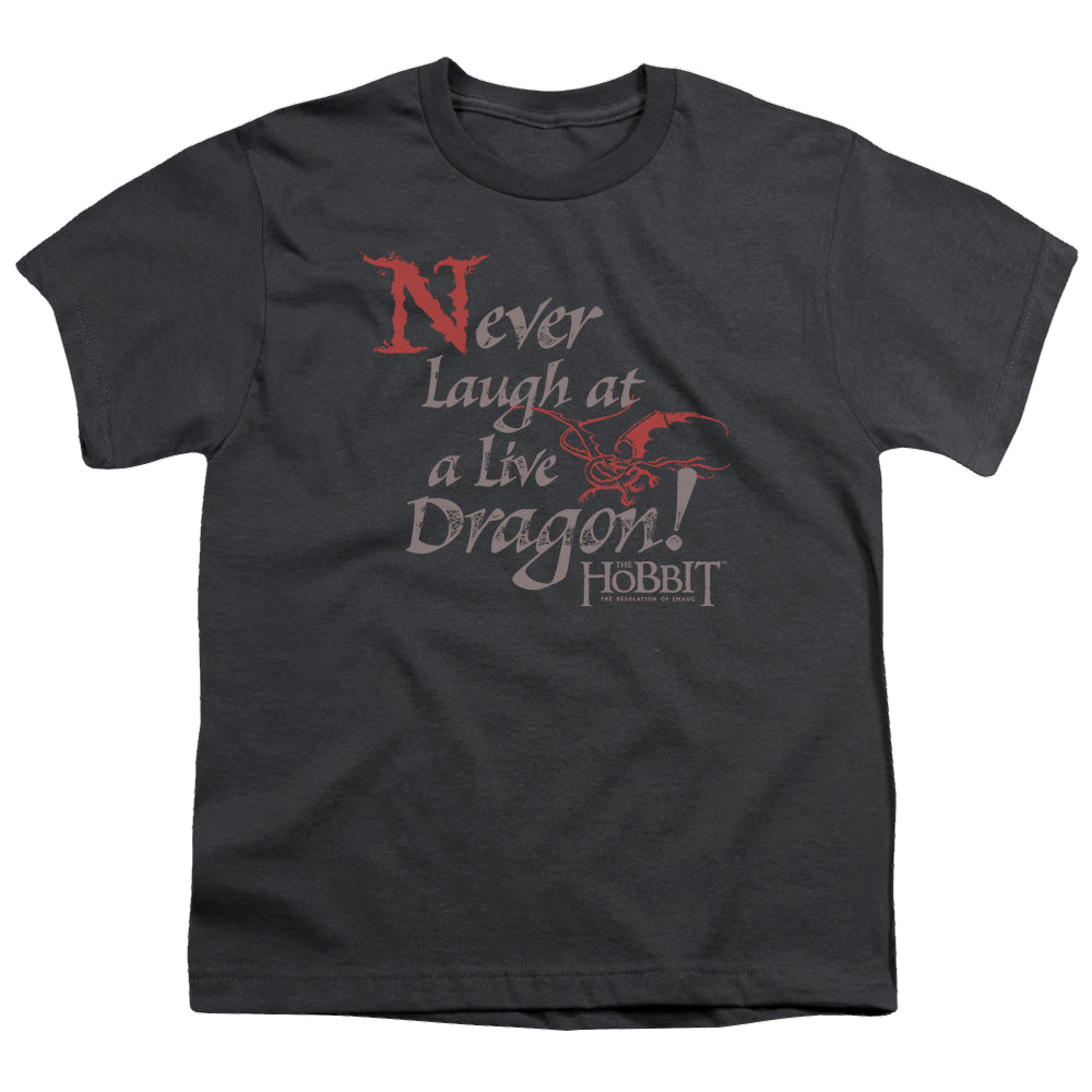 Hobbit Movie Trilogy, The Never Laugh - Youth T-Shirt Youth T-Shirt (Ages 8-12) The Hobbit   