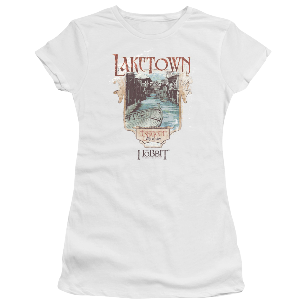 Hobbit Movie Trilogy, The Laketown - Juniors T-Shirt Juniors T-Shirt The Hobbit   