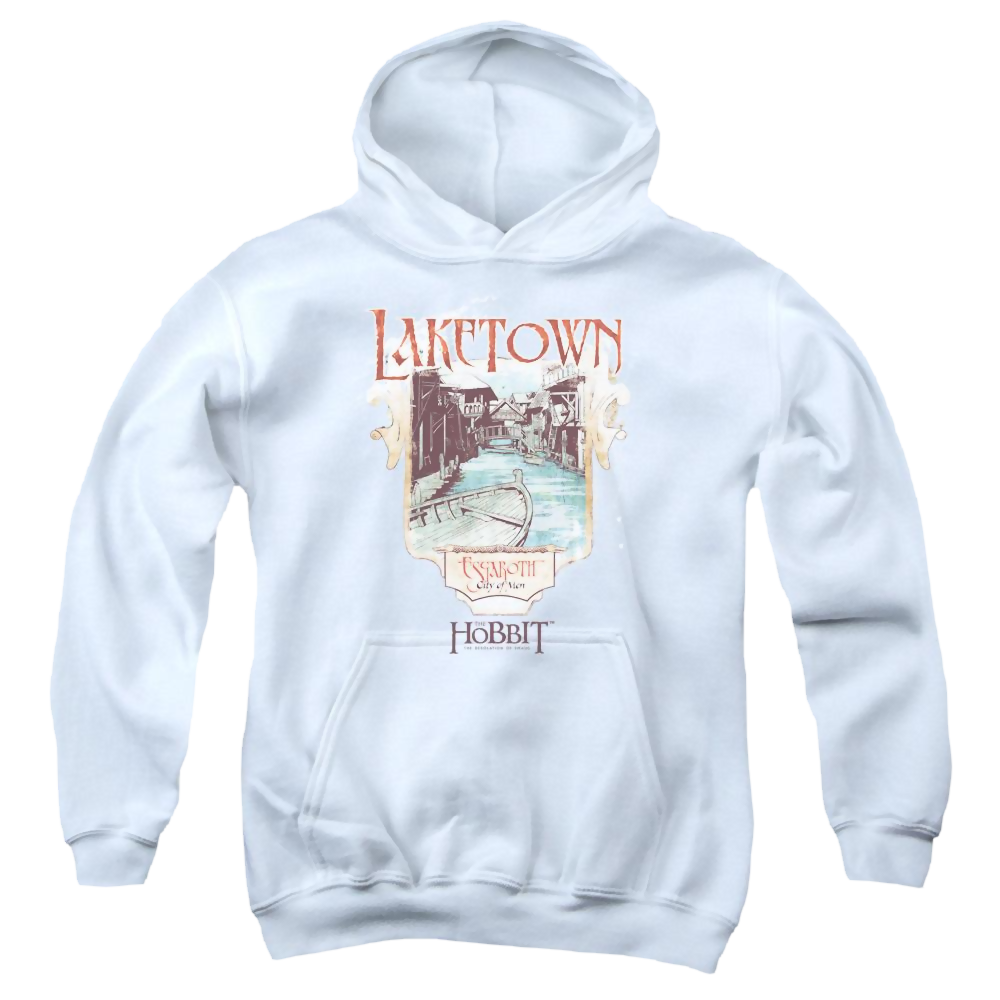 Hobbit Movie Trilogy, The Laketown - Youth Hoodie Youth Hoodie (Ages 8-12) The Hobbit   