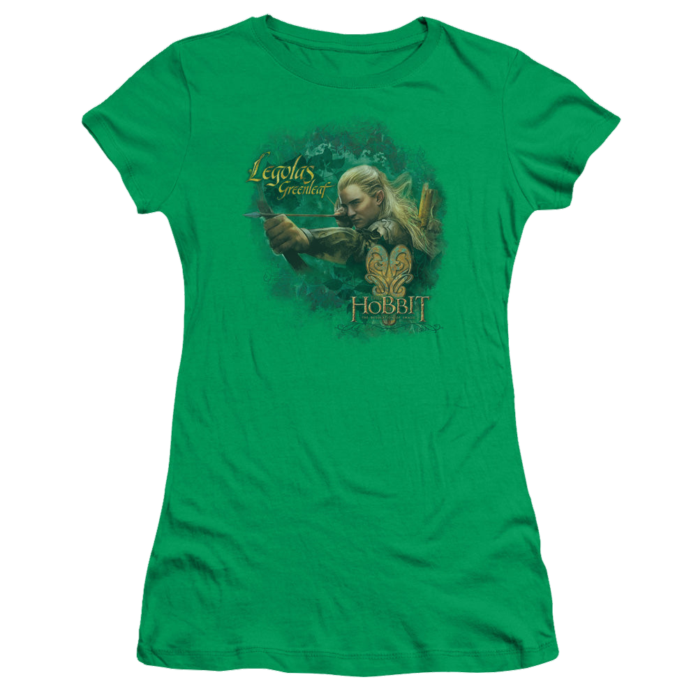 Hobbit Movie Trilogy, The Greenleaf - Juniors T-Shirt Juniors T-Shirt The Hobbit   