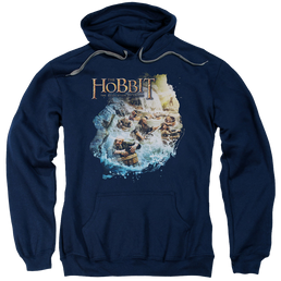 Hobbit Movie Trilogy, The Barreling Down - Pullover Hoodie Pullover Hoodie The Hobbit   