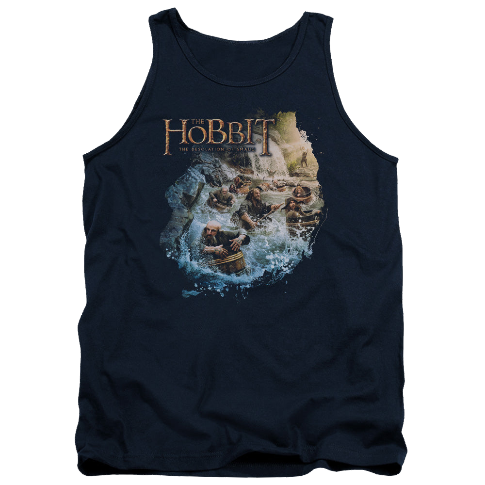 Hobbit Movie Trilogy, The Barreling Down - Men's Tank Top Men's Tank The Hobbit   