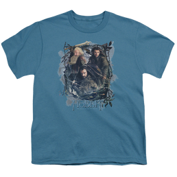 Hobbit Movie Trilogy, The Three Dwarves - Youth T-Shirt Youth T-Shirt (Ages 8-12) The Hobbit   