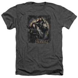 Hobbit Movie Trilogy, The Weapons Drawn - Men's Heather T-Shirt Men's Heather T-Shirt The Hobbit   