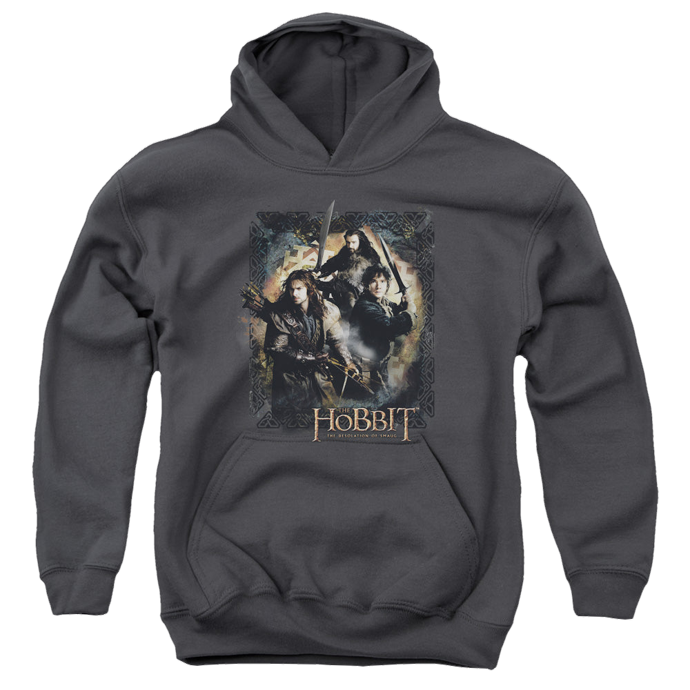Hobbit Movie Trilogy, The Weapons Drawn - Youth Hoodie Youth Hoodie (Ages 8-12) The Hobbit   