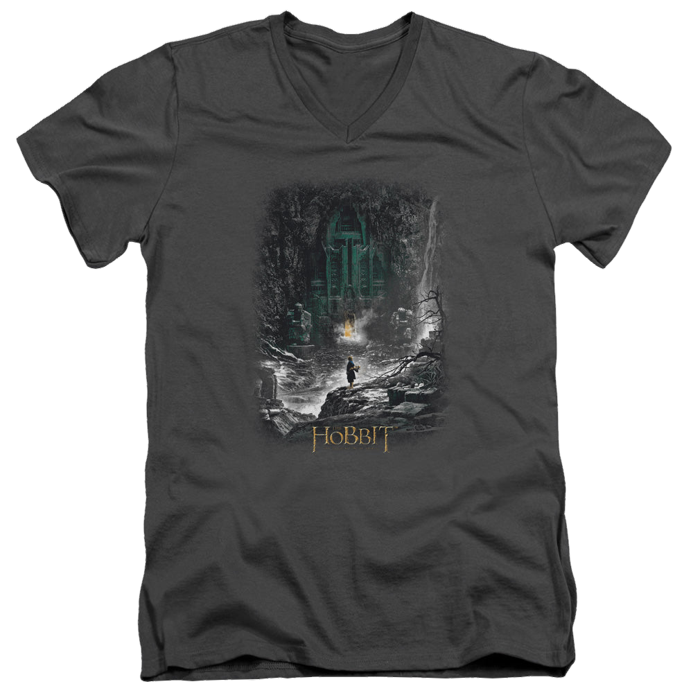 Hobbit Movie Trilogy, The Second Thoughts - Men's V-Neck T-Shirt Men's V-Neck T-Shirt The Hobbit   