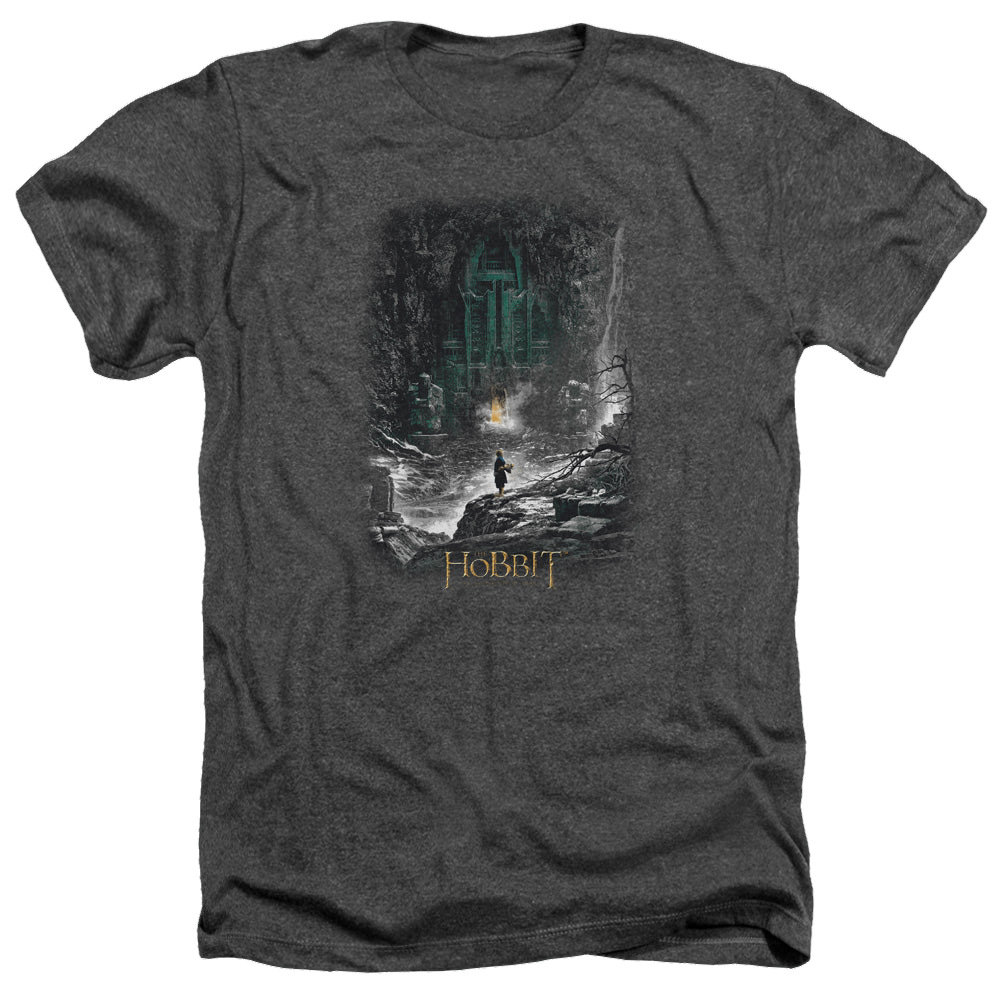 Hobbit Movie Trilogy, The Second Thoughts - Men's Heather T-Shirt Men's Heather T-Shirt The Hobbit   
