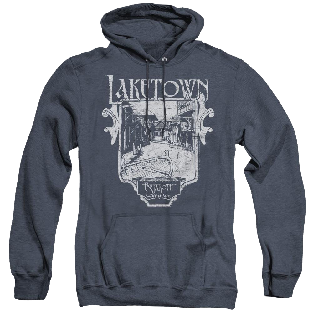 Hobbit Movie Trilogy, The Laketown Simple - Heather Pullover Hoodie Heather Pullover Hoodie The Hobbit   