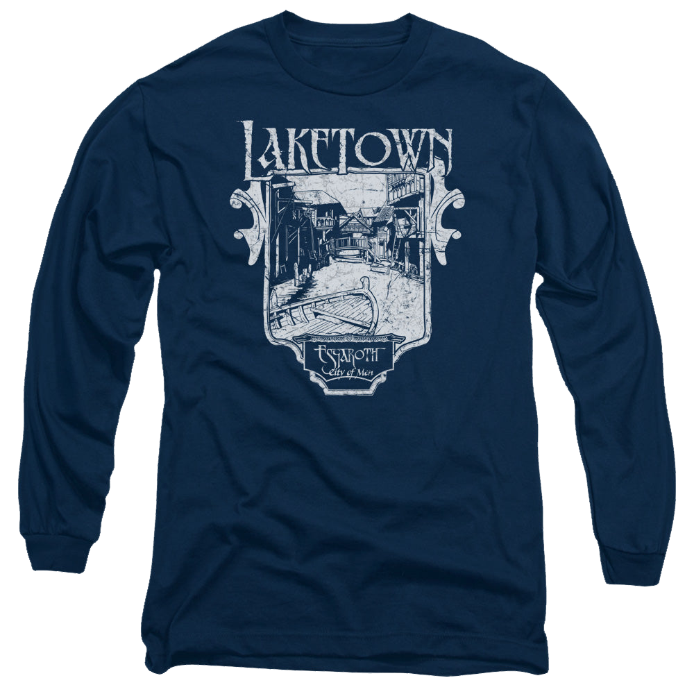 Hobbit Movie Trilogy, The Laketown Simple - Men's Long Sleeve T-Shirt Men's Long Sleeve T-Shirt The Hobbit   