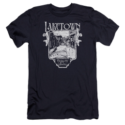 Hobbit Movie Trilogy, The Laketown Simple - Men's Premium Slim Fit T-Shirt Men's Premium Slim Fit T-Shirt The Hobbit   