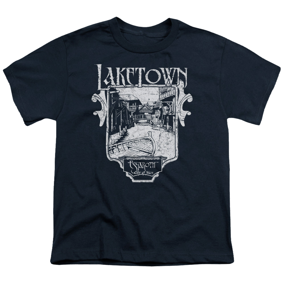 Hobbit Movie Trilogy, The Laketown Simple - Youth T-Shirt Youth T-Shirt (Ages 8-12) The Hobbit   