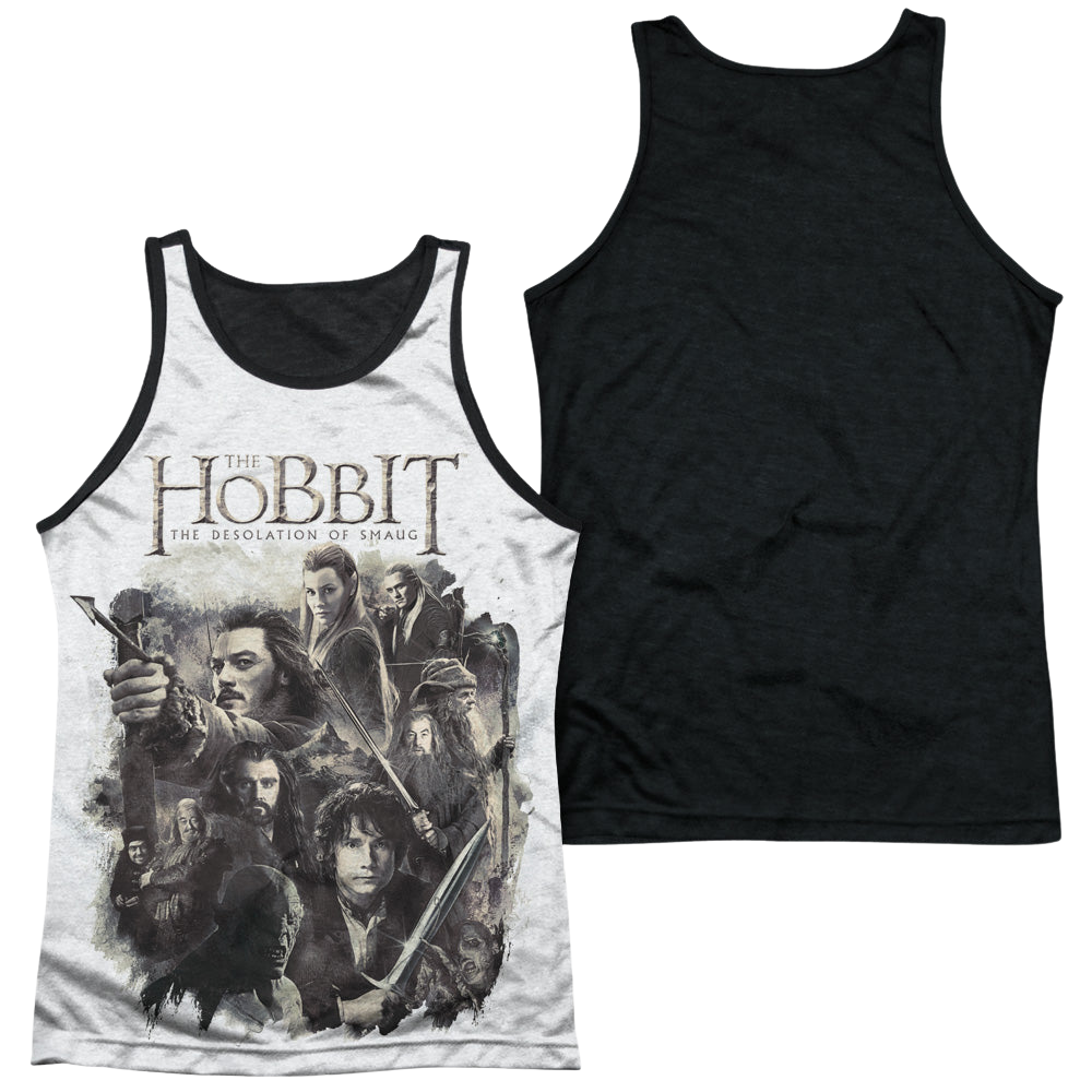 Hobbit Movie Trilogy, The Hollen Amarth - Men's Black Back Tank Top Men's Black Back Tank The Hobbit   